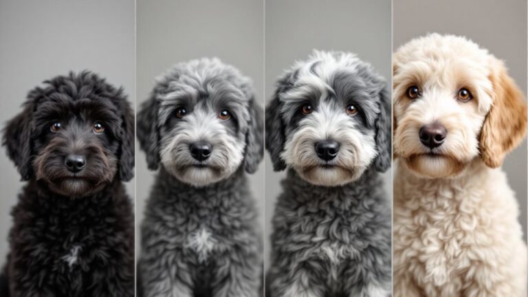 Shepadoodle Coat Color Changes